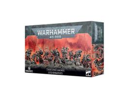 Warhammer 40,000 Chaos Space Marines Legionaries – 10 miniatiūrų rinkinys