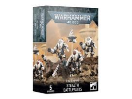 Warhammer 40,000 T’au XV25 Stealth Battlesuits miniatiūrų rinkinys