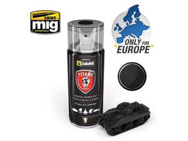 Titans Hobby Juodas Matinis Gruntas 400 ml – Purškiamas Akrilinis