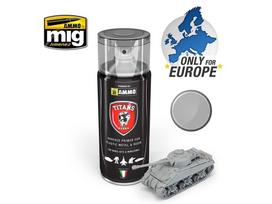 Titans Hobby akrilinis purškiamas gruntas, šviesiai pilkas matinis 400 ml (102)