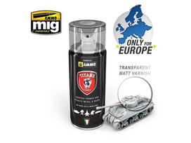 Titans Hobby akrilinis matinis lakas 400 ml – purškiamas, skaidrus