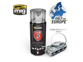Titans Hobby blizgus skaidrus akrilinis purškiamas lakas 400 ml