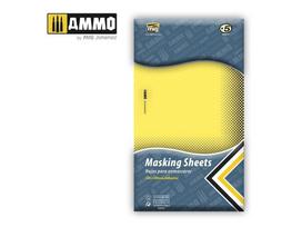 AMMO MIG Maskavimo lapai aerografui 280×195 mm, be klijų likučių 8043