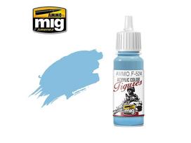 AMMO MIG akriliniai dažai figūrėlėms LIGHT SKY BLUE 17 ml, F524