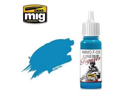 AMMO MIG akriliniai dažai CYAN figūrėlėms, 17 ml (F526)