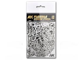 AK Interactive lankstus aerografo trafaretas 1/20–1/24–1/35, 9079