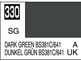 Mr.Hobby Mr.Color C330 BS381C/641 tamsiai žali nitro dažai, 10 ml