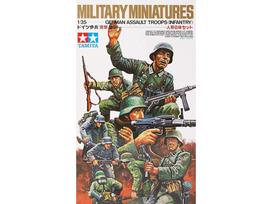 Tamiya Vokiečių šturmo kariai 1/35 plastikinis rinkinys 35030