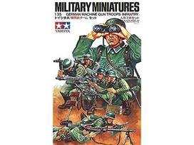 Tamiya Vokiečių kulkosvaidžių kariai 1/35 plastikinių figūrėlių rinkinys