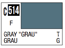 Mr.Hobby Mr.Color C-514 Pilka Grau nitro dažai, 10 ml