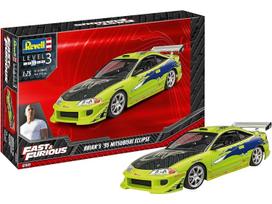 Revell Fast & Furious: Briano 1995 Mitsubishi Eclipse 1:25 modelio rinkinys