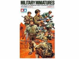 Tamiya JAV pėstininkų figūrėlės 1/35 – Vakarų Europa, 35048