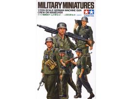 Tamiya Vokiečių kulkosvaidžio įgula žygyje 1/35 figūrėlių rinkinys (35184)