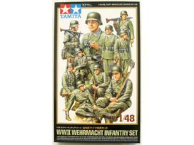 Tamiya II pasaulinio karo Wehrmachto pėstininkų figūrėlių rinkinys 1/48 (32602)