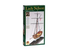 Amati Lady Nelson 1803 kuteris, 1:64 medinis laivo modelio rinkinys