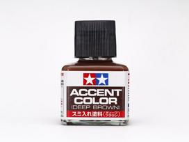 Tamiya emaliniai panelių linijų akcento dažai tamsiai raudonai rudi 40 ml 87210