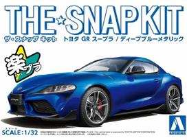 Aoshima Snap Kit Toyota Supra GB 1/32, Deep Blue Metallic (05889)