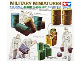 Tamiya Military Miniatures 1/35 Jerry Can kanistrų rinkinys 35026