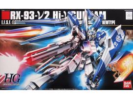 Bandai HGUC Hi-ν Gundam RX-93-ν2 1/144 Gunpla modelio rinkinys
