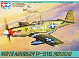 Tamiya P-51B Mustang 1/48 – surenkamas plastikinis lėktuvo modelis