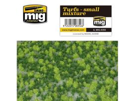 AMMO MIG 8356 žolės kilimėlis dioramoms – smulkus mišinys 230×130 mm