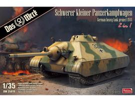 Das Werk vokiško sunkiojo tanko projektas 1944, 2-in-1, 1/35 modelio rinkinys