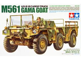 Tamiya M561 Gama Goat JAV 6x6 sunkvežimis, 1/35 plastikinis rinkinys