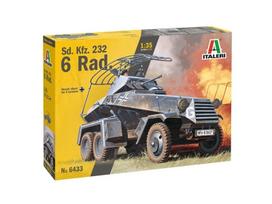 Italeri Sd.Kfz. 232 6-Rad 1/35 vokiečių šarvuotis, plastikinis modelis