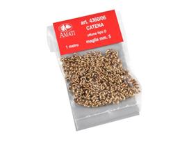 Amati žalvarinė grandinė D tipas 1,0 mm, 1 m