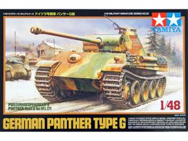 Tamiya Panther G 1/48 vokiško tanko plastikinis modelis 32520
