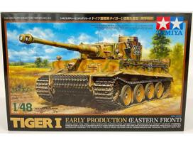 Tamiya Tiger I ankstyvoji versija Rytų frontas 1/48 plastikinis rinkinys