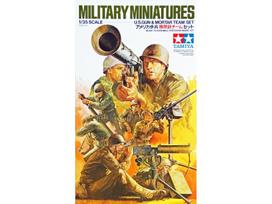 Tamiya JAV pabūklo ir minosvaidžio komanda 1/35 (35086) figūrėlių rinkinys