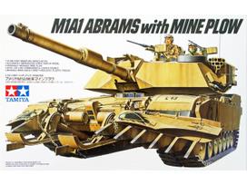 Tamiya JAV M1A1 Abrams su minų verstuvu 1/35 plastikinis modelis