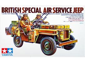 Tamiya SAS britų dykumų džipas 1/35 – plastikinis surenkamas modelis