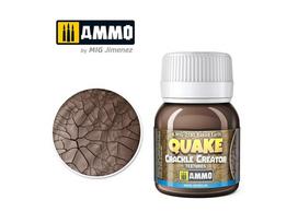 AMMO MIG Quake Crackle Baked Earth – sutrūkinėjusios žemės tekstūra, 40 ml