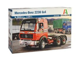 Italeri Mercedes-Benz 2238 6x4 sunkvežimis, plastikinis modelis 1/24