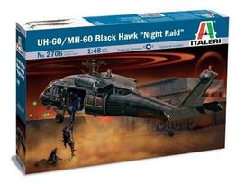 Italeri UH-60/MH-60 Black Hawk Night Raid 1/48 sraigtasparnio modelis