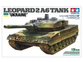 Tamiya Leopard 2A6 „Ukraine“ 1/35 plastikinis tanko modelis 25207