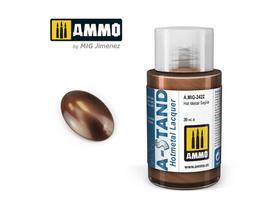 AMMO MIG A-Stand Hot Metal Sepia metalo dažai 30 ml, aerografui (2422)