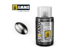 AMMO MIG A-Stand metaliniai dažai Juodas chromas, 30 ml (2322)