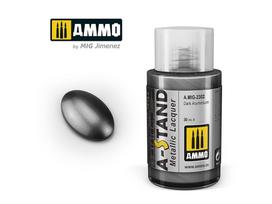 AMMO MIG A-Stand Dark Aluminium metaliniai dažai aerografui, 30 ml 2302