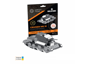 Metal Time metalinis konstruktorius Cruiser Mk III 1:72, World of Tanks