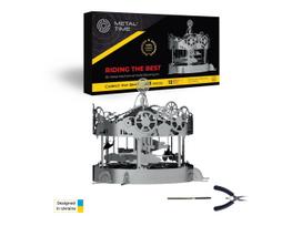 Metal Time 3D elektrinis metalinis konstruktorius Karuselė MT042