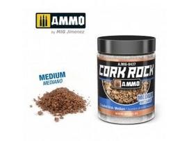 AMMO MIG CORK ROCK trupinta plyta, vidutinė frakcija, 100 ml (8437) dioramoms