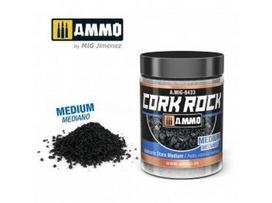 AMMO MIG Cork Rock kamštinės granulės dioramoms, Medium, 100 ml