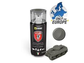 Titans Hobby akrilinis gruntas, vokiška lauko pilka matinis, 400 ml