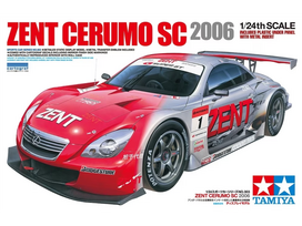Tamiya Lexus SC430 Zent Cerumo 2006, 1/24 mastelio plastikinis modelis