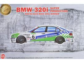 NuNu BMW 320i E46 Macau 2001 nugalėtojas, 1/24 plastikinis surinkimo rinkinys