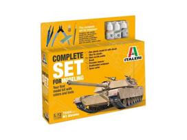 Italeri M1 Abrams tanko 1/72 dovanų rinkinys su dažais ir klijais (72004)