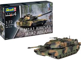 Revell M1A1 AIM SA / M1A2 Abrams 1/72 plastikinis modelis 03346